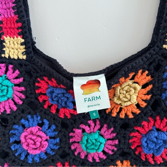 FARM Rio Crochet Crop Top - Picture 3 of 4